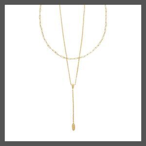 Kendra Scott -  Jaimee 14K Gold Over Brass Multi-Stra Gold